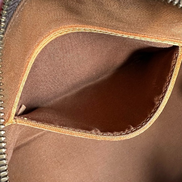 Authentic Louis Vuitton Alma PM Monogram Brown & Black Bag with Brass Lock & Key - Picture 8 of 15